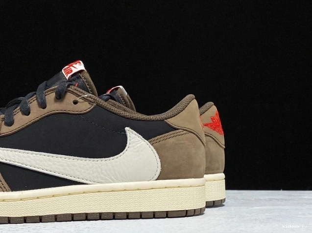 Rep Travis x 1 Mocha Air Scott CQ4277-001 OG Dark Jordan Low SP 0725